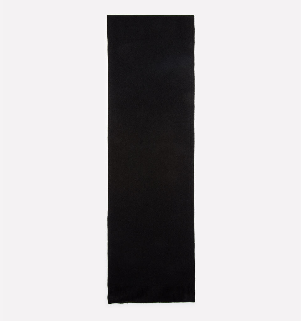 Κασκόλ μαύρο από πλεκτό ύφασμα - null - Μαυρο | Sisley image number 1